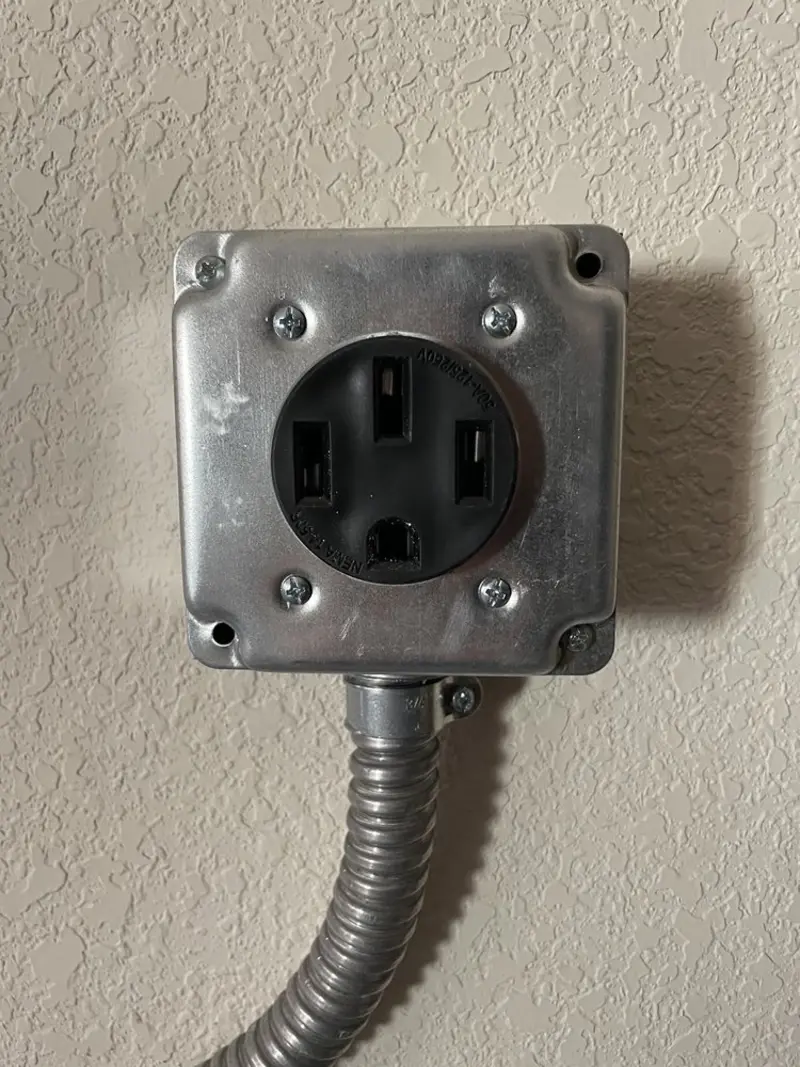 NEMA 14-50 outlet installed for Electrical Panel Upgrade in King City